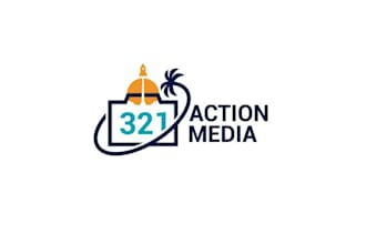 design photo video branded space hockey logo