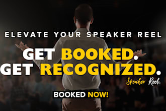 edit your speaker reel, showreel, sizzle demo reel and highlight video editing