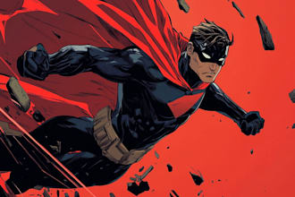 draw you as an amazing superhero