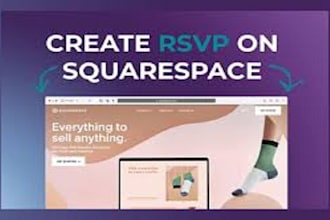create holiday event, wedding, website with rsvp form