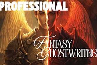 ghostwrite or rewrite your captivating fantasy story