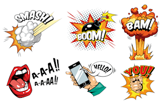 design custom pop art, vintage, retro, 80s, 90s, and comic text logo