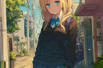 draw anime character for you