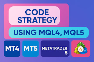 code strategy using mql4, mql5 for mt4 mt5, metatrader 4, mt5, mt4, metatrader 5