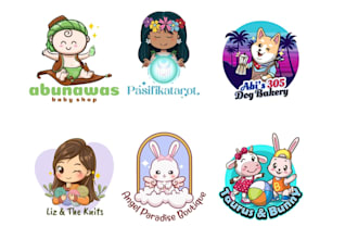 do cute kawaii character emoji sticker mascot logo design