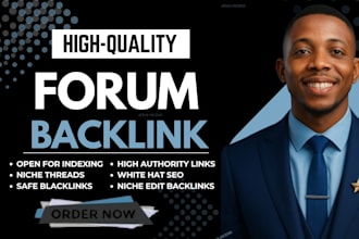 manually build premium high domain arabic forum posting dofollow SEO backlink