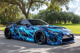 wrap design racing car wrap, car wrap design