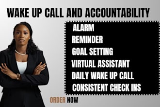 be your wake up call personal assistance accountability coach wake up call