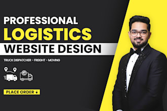 create logistics, trucking, dispatch, freight, moving company website