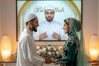 be your online nikah imam for nikah life coaching, wali and marriage certificate