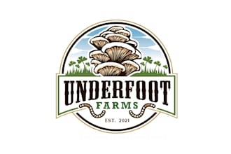 create wonderful and excellent mushroom logo design