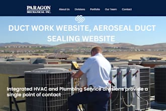 build squarespace duct work website duct treatments office cleaning website