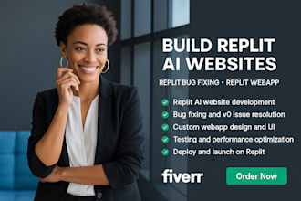 build replit ai websites, replit bug fixing, replit webapp, fix v0, ai expert
