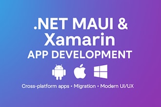 develop and modernize mobile apps with net maui and xamarin