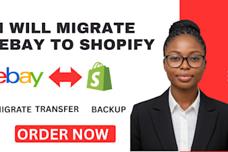 transfer migrate ebay store listing to shopify website migration backup