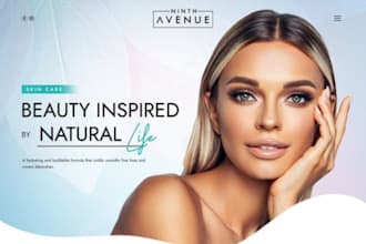 build skincare shopify store skincare store beauty store skincare beauty website