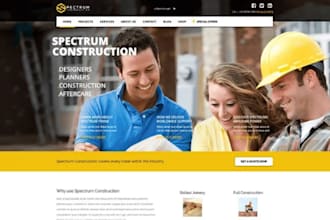 build squarespace roofing website, hvac plumbing construction website