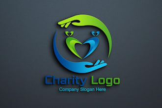 design a professional 3d ngo and charity logo
