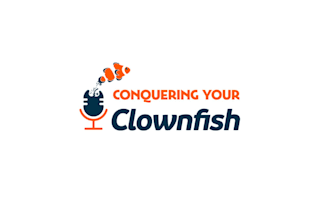 design conquering clown fish logo