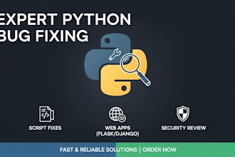 expert python bug fixer for your bugs