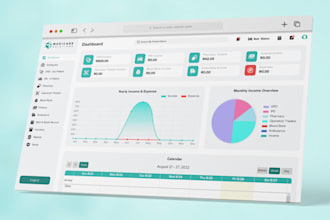 do web UI UX design, figma website design, landing page uxui