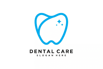 design a professional dental logo for your clinic or brand