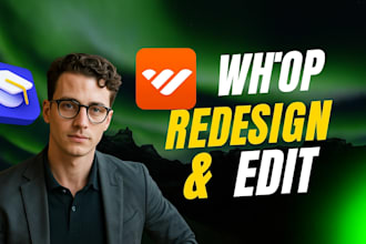 professionally setup new whop account and edit existing whop