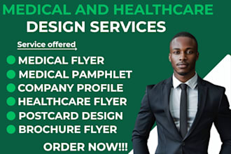 design medical flyer, dental flyer and clinic promotional design