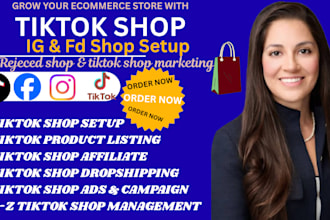 setup tik tok shop, tik tok affiliate and tiktok shop marketing