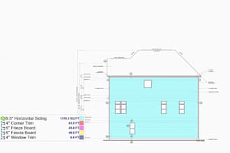 do cost estimation material take off painting dry wall framing construction