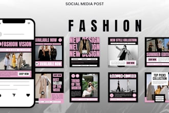 design one week of custom social media content