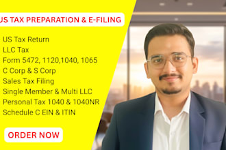 prepare and e file US sales and income tax returns