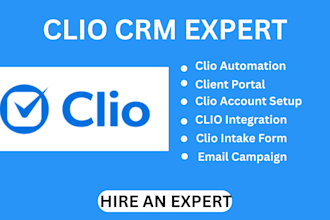 be your clio expert to setup clio crm