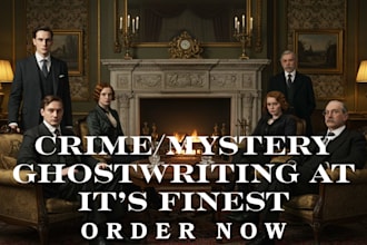 ghostwrite or rewrite your gripping thriller story