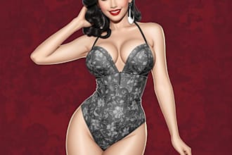 do a pin up girl and pin up girl