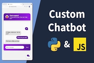 design and develop a website bot