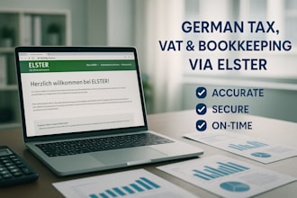 file german tax return vat bookkeeping via elster for individuals and businesses