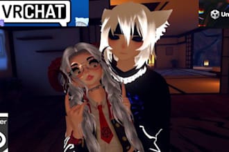 design 3d private vrchat avatar and assets christmas avatar, vtubing, 3d vroid