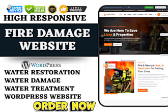 build fire damage website water restoration water damage website water treatment