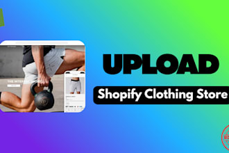 upload products to your shopify clothing store
