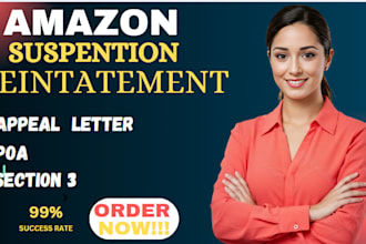 write, reopen amazon 3section account appeal letter