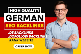 100 high quality german de backlinks for google ranking
