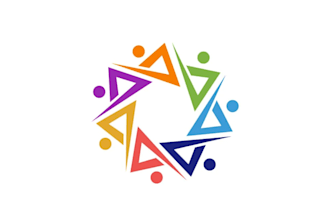 design a professional community and group logo