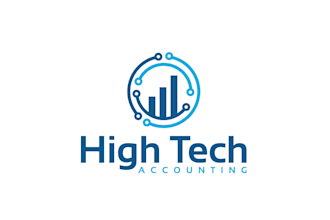 design a modern and bold information technology logo