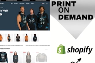 product upload and listing on etsy, shopify, printify, printful and amazon