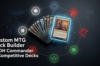 build custom mtg decks, egh commander decks, and magic the gathering builds