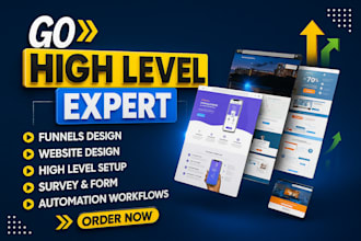 create professional gohighlevel sales funnel and automation