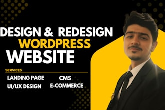 create a new wordpress website from scratch with all the essential features