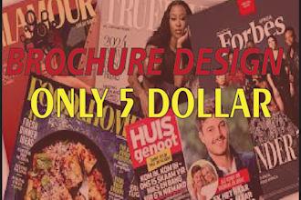 design bifold and trifold brochure