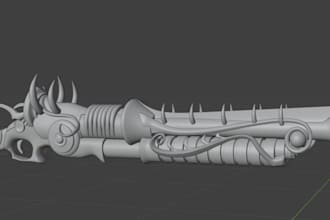 create high quality 3d game props and assets